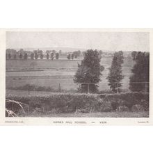 Haines School Twyford Reading Antique Postcard