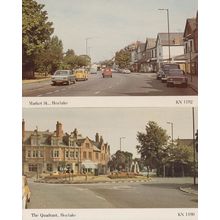 The Quadrant Market Street Hoylake Tobacco Shop 2x 1970s Cheshire Postcard s