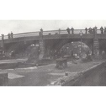 Waterloo Bridge Old Runcorn Cheshire Postcard
