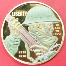WWi Centennial. Challenge Coin. 1.50". 58b.