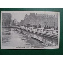 CP 1910 - Flood in Paris ( Le Pont au Change )