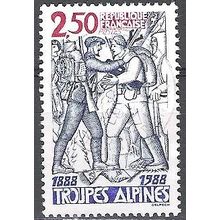 France 1988 Michel 2680 O Cote (2008) 1.50 € Centenaire des Troupes alpines