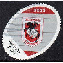 Australia 2023 MyStamps - NRL - St George Illawarra $1.20 Used