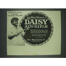 1913 Daisy Air Rifle Ad - The Best Known Boy in America