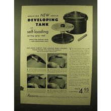 1953 Ansco Developing Tank Ad - Self-Loading Reel