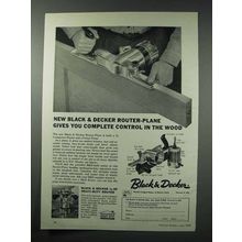 1959 Black & Decker Router-Plane Ad - Complete Control