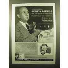 1959 Exakta IIa Camera Ad - Jose Ferrer