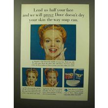 1964 Dove Soap Ad - Lend Us Half Your Face