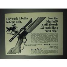 1965 Marlin 39-A Rifle Ad - They Made It Better