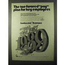 1971 Continental Assurance Ad - Tax-Favored Pay Plan
