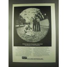 1972 USI U.S. Industries Ad - They're Wearing