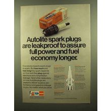1977 Autolite Spark Plugs Ad - Leakproof Assure Economy