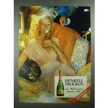 1977 Henkell Trocken Champagne Ad - German