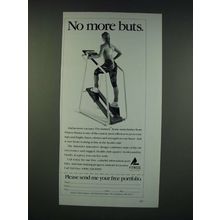 1990 Fitness Master Summit Home Stairclimber Ad - No more buts