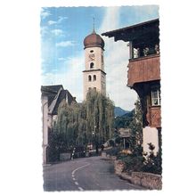 SACHSELN, SWITZERLAND used vintage postcard 1975 postmark =