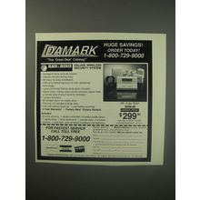 1990 Damark Black & Decker Deluxe wireless security system Ad