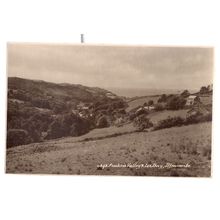 FUCHSIA VALLEY & LEE BAY, ILFRACOMBE DEVON unused vintage postcard by Sweetman =