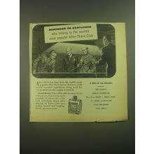 1945 J.B. Williams Aqua Velva After Shave Ad - Reminder to gentlemen who belong