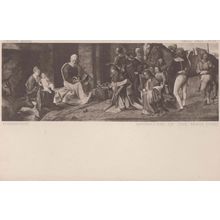 Giorgione Adoration Of The Magi Painting Antique Postcard
