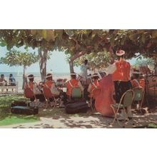Jamaica Military Band West Indies Postcard