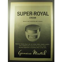 1960 Germaine Monteil Super-Royal Cream Ad - Nature's most mysterious gift