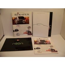 1995 DODGE STRATUS NEON CIRRUS SALES BROCHURES (4)
