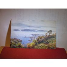 ISLANDS, LOCH LOMOND by H. B. Wimbush unused antique postcard Tuck Oilette =
