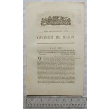 1809 Act of Parliament: Constitution Board of Commissioners Public Accounts