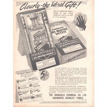 GRANVILLE MOTORIST GLASS DE-MISTER:- Original Vintage 1956 Magazine Advert