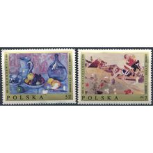 Polish Paintings: 5.50zl & 7zl - Poland 1969 - NM H - MiNr 1947/8