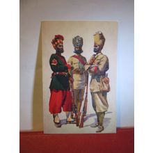 44th MERWARA & 108th INFANTRIES by A C Lovett postcard National Army Museum =