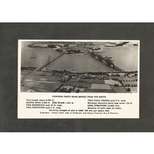 Postcard Scotland Edinburgh Proposed Forth Road Bridge from the South