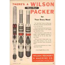 wilson foundry machine company 1953 metal block packer need vintage ad