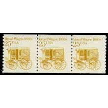 2136 25c Bread Wagon Fine MNH Dry Gum PNC 3/3 R0303