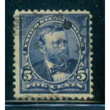 Used 281 5c Ulysses S. Grant Barely Clears M04958