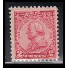 689 2c General von Steuben Just Clears MNH O2766