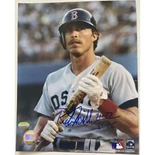 Rick Miller Signed Autographed Glossy 8x10 Photo Boston Red Sox