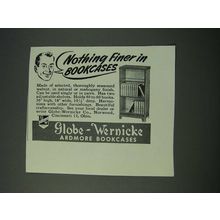 1948 Globe-Wernicke Ardmore Bookcases Ad - Nothing Finer