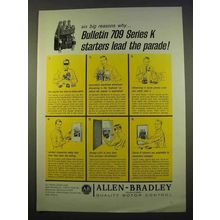 1963 Allen-Bradley Ad - Bulletin 709 Series K Starters