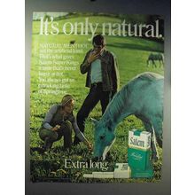 1971 Salem Cigarettes Ad - Only Natural