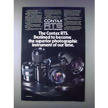 1976 Contax RTS Camera Ad - Superior Instrument!