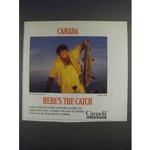 1980 Canada Tourism Ad - Here's The Catch