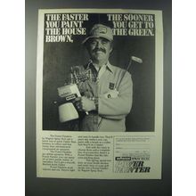 1979 Wagner Spray Tech Power Painter Ad - The Faster You Paint the House