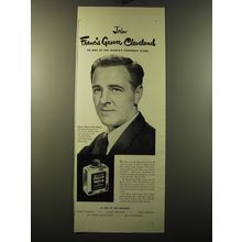 1949 Williams Aqua Velva Ad - Join Francis Grover Cleveland