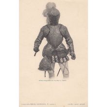 Philip Felipe 3 III King Of Spain II Portugal Knight Armour Old Postcard
