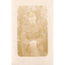 Royal Ulster Fusiliers Military Soldier WW1 Real Photo War Postcard