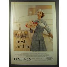 1956 Du Pont Dacron Ad - Jobelli Design Fashion - Stays fresh and fair
