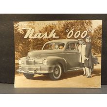 The "Inside" Story of the Nash "600" Sales Brochure 1946