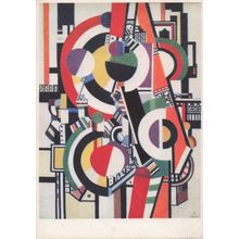 Fernand Leger Les Disques Paris 1918 Painting Postcard