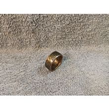 1981 Kennedy Half Dollars size 9 1/2 coin ring Handmade mixed metals